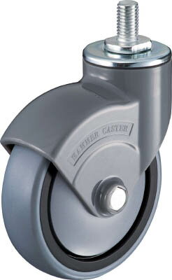 ハンマー 740 静シリーズ ねじ込み M12 ゴムB車 100mm【740MA-FR100-BAR01】(キャスター・消音キャスター)