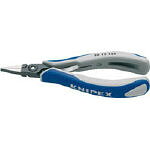 KNIPEX 精密用プライヤー 平 130mm【3412-130】(ペンチ・ニッパ・精密プライヤー)【送料無料】