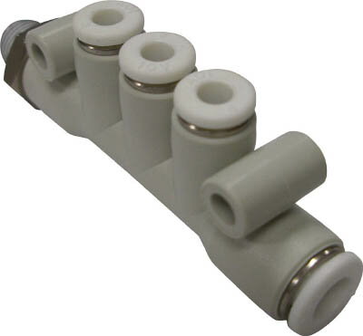 CKD ニュージョイントステンレスタイプ（マニホールドR付）【ZW-MF48-8-P4】(流体継手・チューブ・チューブ継手)【送料無料】