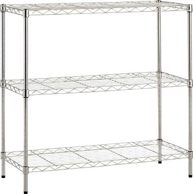 TRUSCO SUSメッシュ棚 800X350XH830 3段【TSM19-3333】(物品棚・ステンレス棚)【送料無料】