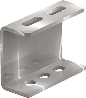 TRUSCO 配管支持用チャンネルブラケット 75型 ステンレス L100【TKC7-WB010-S】(管工機材・配管支持金具)