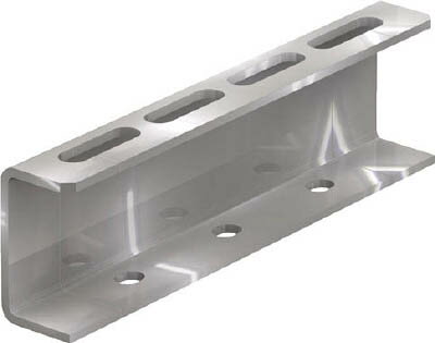 TRUSCO 配管支持用チャンネルブラケット 75型 ステンレス L270【TKC7-WB027-S】(管工機材・配管支持金具)