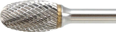 【メーカー型番】TB6C060L150【JANコード】4989999237641【ブランド】TRUSCO 　【特徴】●理想的な切れ刃形状の設計により優れた切れ味を実現しています。●ロングシャンクタイプです。【用途】●奥深い個所の研削、バリ取り、面取りに。【仕様】●形状:タマゴ（ダブルカット）●刃径(mm):6●刃長(mm):9.5●軸径(mm):6●軸長(mm):152.4●タイプ:ロー付●最高使用回転数(rpm):-●質量(g):40【材質／仕上】【セット内容／付属品】【注意】●作業時は必ず安全帽、安全メガネなどの保護具をご着用ください。●特別に長いシャンクのため最高使用回転数を提示できません。●使用回転速度を下げてご使用ください。●使用前に必ず試行の上安全な回転数を求め作業を開始してください。【原産国】アメリカ【送料について】北海道、沖縄、離島は送料を頂きます。