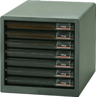 IRIS レターケース浅型7段 265×350×258 ダークグレー【L-7SR-DGY】(オフィス家具・レターケース)【送料..