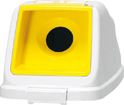 Dustbins - アロン 分別ペールCF70 丸フタ カン イエロー【585972】(清掃用品・ゴミ箱)【送料無料】