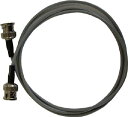 テイシン 電機 BNC付同軸ケーブル1m BNCプラグ両端付 1.5D-2V【CCA-6-010A】(電設配線部品・電線)