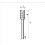 Rakuten - ナカニシ ロングシャフト超硬カッタ【26622】(電動工具・油圧工具・マイクログラインダー)【送料無料】