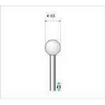 ナカニシ 軸付砥石 10本入【42532】(電動工具・油圧工具・マイクログラインダー)