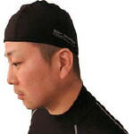 おたふく 冷感・消臭 パワーストレッチヘッドキャップ ブラック【JW-611-BK】(冷暖対策用品・