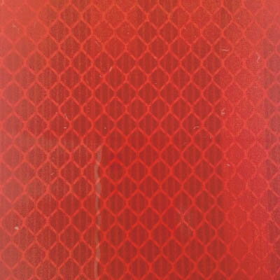 TRUSCO 高輝度反射シート カプセルレンズ型 227mmX227mm 赤【HS-2222C R】(安全用品・標識・サインプレ..