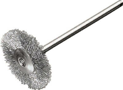 乐天商城 - LESSMANN 軸付ミニチュアブラシ 平型 Φ22【410223】(研削研磨用品・軸付ブラシ)