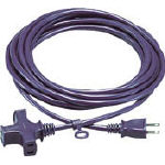 【メーカー型番】TKC15-053P【JANコード】4989999508185【ブランド】TRUSCO 　【特徴】●電線にVCTF2.0mm[[の2乗]]×2芯を採用していますので、最大合計1500Wまで使用可能です。●JIS C3306電線を使用しています。●トラッキング防止のため、プラグには中駒（メラミンフェノール樹脂）を使用しています。●延長コードセット法認可適合品です。【用途】【仕様】●色:バイオレット●電線仕様長さ(m):5●電線仕様太さ(mm[[の2乗]]):2.0●電線仕様芯数(C):2●コンセント仕様定格:15A●コンセント仕様形状:[[二芯]]●コンセント仕様個数:3●質量(kg):0.64●電線種:VCTF【材質／仕上】●塩化ビニール樹脂【セット内容／付属品】【注意】【原産国】日本【送料について】北海道、沖縄、離島は送料を頂きます。