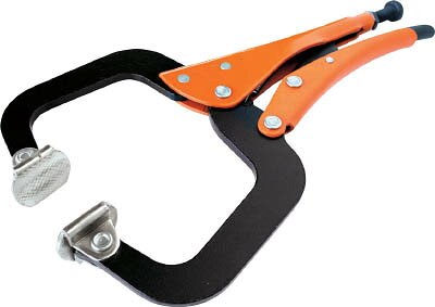 Pliers Other - GRIP−ON C型グリッププライヤー（自在金具付） 365mm【224-14】(クランプ・バイス・グリッププライヤー)【送料無料】