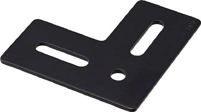 TRUSCO ジョイント金具43型フラットクロ寸法90×90穴数3【TK43-FL2B】(建築金物・工場用間仕切り・ジョイント金具)