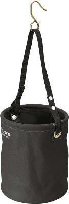 TRUSCO 電工バケツΦ240X240 黒【TADB-240N】(工具箱・ツールバッグ・ツールホルダ・バッグ)【送料無料】