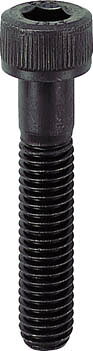 TRUSCO 六角穴付ボルト 黒染め半ネジ サイズM16X70 2本入【B30-1670】(ねじ・ボルト・ナット・六角穴付ボルト)