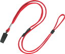OP ループクリップ 10本 赤【NB-29-RD】(OA・事務用品・名札)(3)
