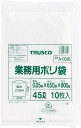 TRUSCO 業務用ポリ袋 厚み0.05X20L 10枚入【A-0020】(清掃用品・ゴミ袋)