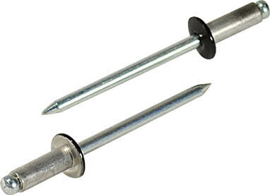 エビ カラーリベット ブラック 5−2 1000本入り【CNSA52B】(ファスニングツール・ブラインドリベット)【送料無料】