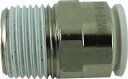 チヨダ ファイブメイルコネクタ W(白)10mm・R3/8【F10-03MW】(流体継手・チューブ・チューブ継手)
