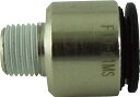 チヨダ ファイブ六角穴付メイルコネクタ 10mm・R1/8【F10-01MS】(流体継手・チューブ・チューブ継手)
