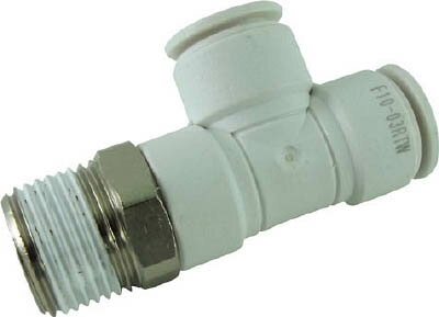 チヨダ ファイブメイルランティ W（白）10mm・R3／8【F10-03RTW】(流体継手・チューブ・チューブ継手)