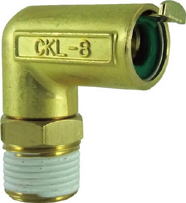チヨダ タッチコネクターエルボコネクター（金属）【CKL-8-03】(流体継手・チューブ・チューブ継手)