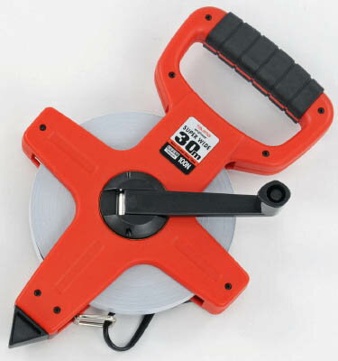 タジマ エンジニヤ スーパーワイド幅 13mm/長さ 30m/張力 100N【HSW-30】(測量用品・巻尺)【送料無料】