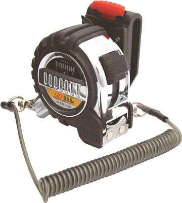 シンワ コンベックス タフギアSD 25−5.5mマグネット爪 ホルダー付【80872】(測量用品・コンベックス)