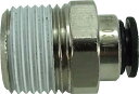 チヨダ ファイブメイルコネクタ 6mm・R3/8【F6-03M】(流体継手・チューブ・チューブ継手)