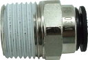 チヨダ ファイブメイルコネクタ 8mm・R3/8【F8-03M】(流体継手・チューブ・チューブ継手)