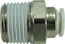 チヨダ ファイブメイルコネクタ W(白)6mm・R3/8【F6-03MW】(流体継手・チューブ・チューブ継手)