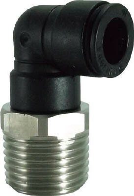 【メーカー型番】FS10-04ML【JANコード】4537327045217【ブランド】チヨダ【特徴】【用途】【仕様】●適合チューブ外径D(mm):10●接続口径:R1/2●質量(g):49.1●使用流体:空気、水●流体温度:-5?60℃(空気)、5?40℃(水)●使用圧力:1MPa(空気)、0.3MPa(水)【材質／仕上】●本体:ステンレス（SUS303）+難燃性ポリブチレンテレフタレート（PBT）●シールゴム:ニトリルゴム（NBR）【セット内容／付属品】【注意】【原産国】日本【送料について】北海道、沖縄、離島は送料を頂きます。