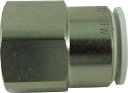 チヨダ ファイブフィメイルコネクタ W(白)12mm・RC1/4【F12-02FW】(流体継手・チューブ・チューブ継手)