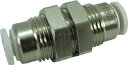 チヨダ ファイブバルクヘッドユニオン W(白)4mm【F4-00BUW】(流体継手・チューブ・チューブ継手)