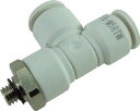 チヨダ ファイブメイルランティ W(白)6mm・M5X0.8【F6-M5RTW】(流体継手・チューブ・チューブ継手)