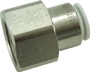 チヨダ ファイブフィメイルコネクタ W(白)8mm・RC3/8【F8-03FW】(流体継手・チューブ・チューブ継手)