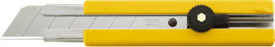 【メーカー型番】101B【JANコード】4901165100351【ブランド】OLFA【特徴】●強靭な刃厚0.7mmの特大H刃を装着した特大カッターです。【用途】●床板、石膏ボードなどの厚手の素材に。【仕様】●全長(mm):173.5●適合替刃:HB5K・HBB5K・HB20K・HBB20K●質量(g):135●刃厚:0.7mm【材質／仕上】●本体：ABS樹脂●刃：合金工具鋼【セット内容／付属品】【注意】【原産国】日本【送料について】北海道、沖縄、離島は送料を頂きます。