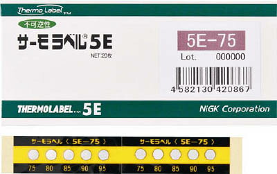 Rakuten - ニチユ サーモラベル5点表示屋外対応型 不可逆性 170度【5E-170】(計測機器・熱感知・測定器)【送料無料】