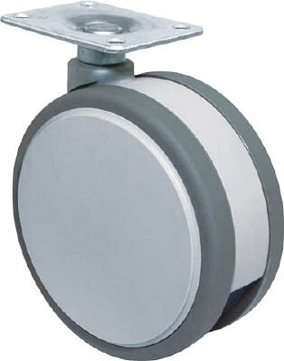 東海 プレート式双輪キャスター 100径 自在【F100】(キャスター・双輪キャスター)