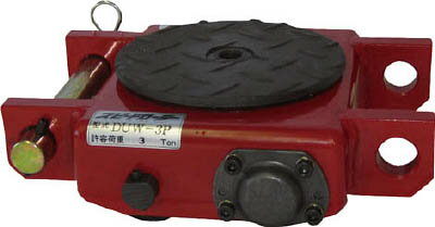 ダイキ スピードローラー低床型ウレタン車輪3ton【DUW-3P】(ウインチ・ジャッキ・運搬用コロ車)【送料無料】