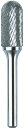 NRS 超硬バー 軸径6(mm)砲弾Sカット【TCBT3700-1XL】(研削研磨用品・超硬バー)【送料無料】(4)