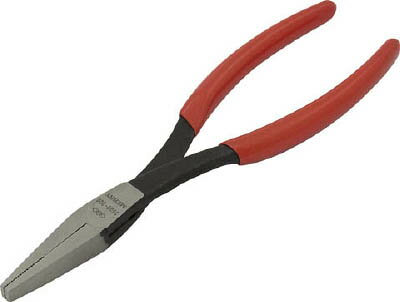 【メーカー型番】2500-200【JANコード】4953881110244【ブランド】メリー【特徴】●先端はクロス目のギザ付で軽い力で強くつかめます。強靭で軽量です。【用途】●板物・バネ等の掴み・引っ張りに。【仕様】●全長(mm):200●...