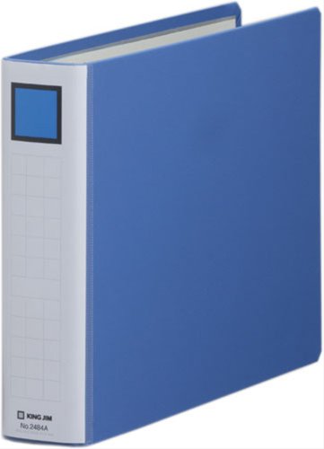 A4 Size - キング キングファイルスーパードッチA4E 2484Aアオ