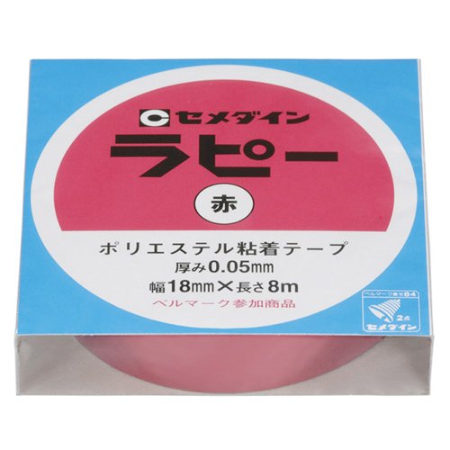 セメダイン ラピー18X8 TP−258アカ