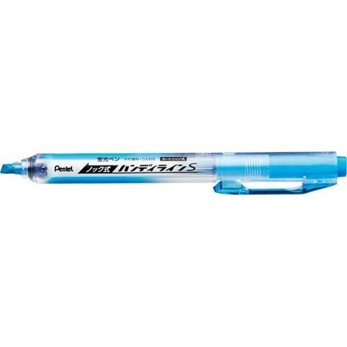 【商品型番】　SXNS15-S　【商品説明】　片手でノック！キャップが無くて、すぐに書ける蛍光マーカーです。【特長】・キャップの紛失、キャップはずれによる、 インクの付着等の不自由から解放された蛍光マーカー！・片手でノックするだけですぐ使える！・キャップが無くてもペン先は乾かず、みずみずしい筆記線を保ちます。・ペン先と紙面の視認性がアップしています。