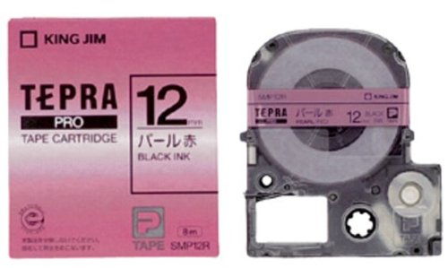 キング テープカートリッジパールアカ SMP12R