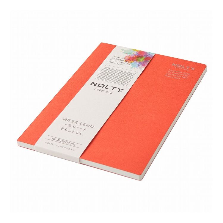 Other - NOLTYノート A5 ログタイプ NTBNT1204 オレンジ 糸綴じ製本 176頁 ナンバリング付き 用紙 NOLTYダイアリーペーパー ノート 文房具 ステーショナリー 文具 ノートブック