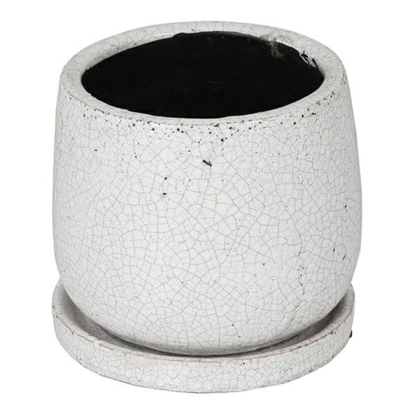 ダルトン DULTON グーズドポットラウンド M white K655-851MWT(代引不可)