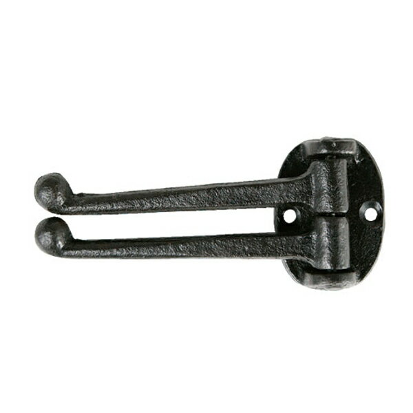 Hooks - DULTON ダルトン フック 2連 スイングウォールフック スイングフック スライド アイアン金具 壁 壁面 壁面収納 かわいい おしゃれ アメリカン ヴィンテージ感(代引不可)